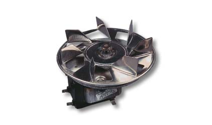 Gas oven fan