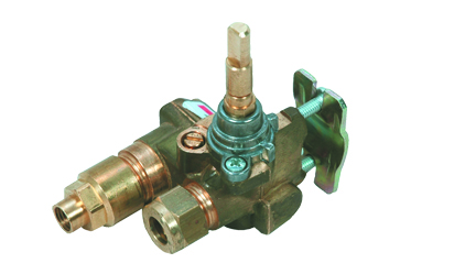hobs gas valve with safety