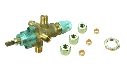 hobs gas valve with safety