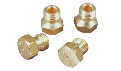 Base wide thread gas governor - aperture 8 mm, d = 0.40
