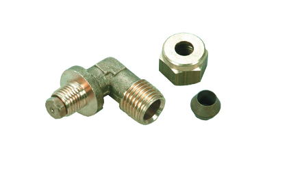 Gas oven elbow joint