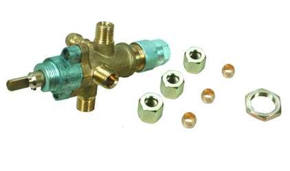 hobs gas valve with safety